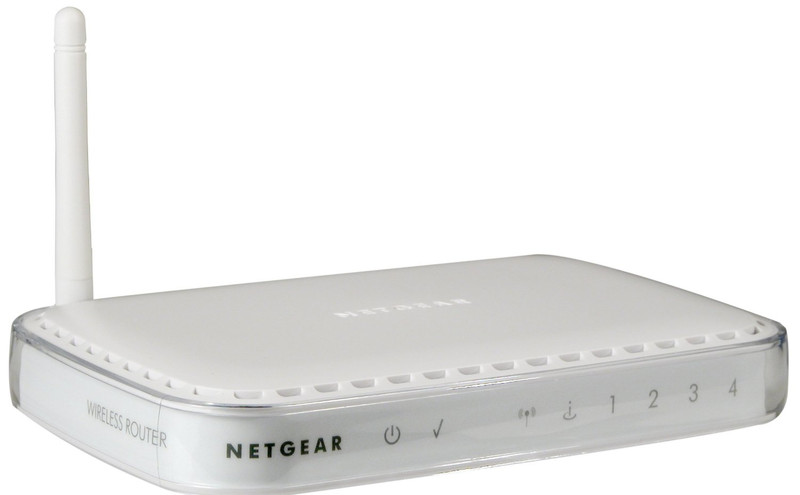 Netgear WGR614 Schnelles Ethernet Weiß, Silber WLAN-Router