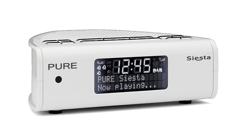 Pure Siesta Tragbar Digital Weiß Radio