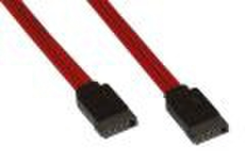 InLine 27701 0.15м SATA SATA Красный кабель SATA