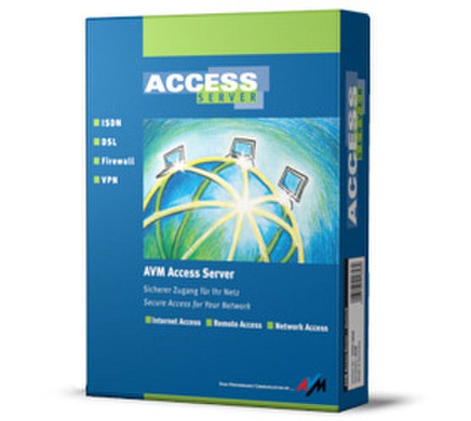AVM Access Server inkl. 10 Lizenzen NetWAYS/ISDN Коробка
