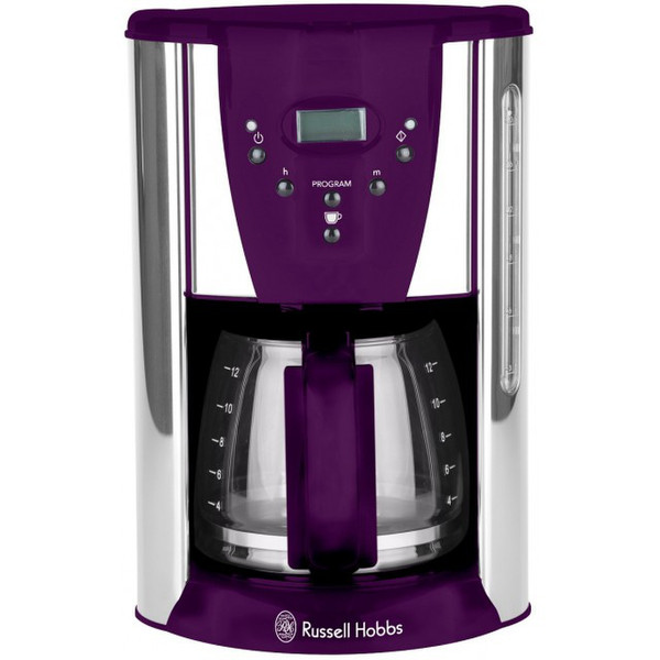 Russell Hobbs 18016-56 Filterkaffeemaschine 1.8l 20Tassen Violett Kaffeemaschine