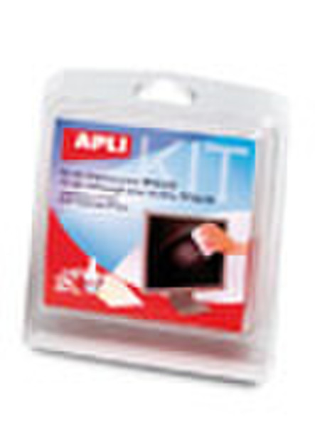 APLI 11643 LCD / TFT / Plasma Equipment cleansing wet & dry cloths Reinigungskit