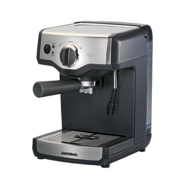 Gastroback Design Espresso Espressomaschine 1.7l Schwarz, Edelstahl