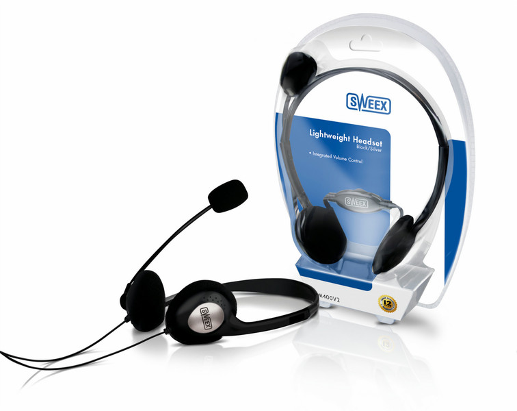 Sweex HM400V2 2x 3.5 mm Binaural Kopfband Headset