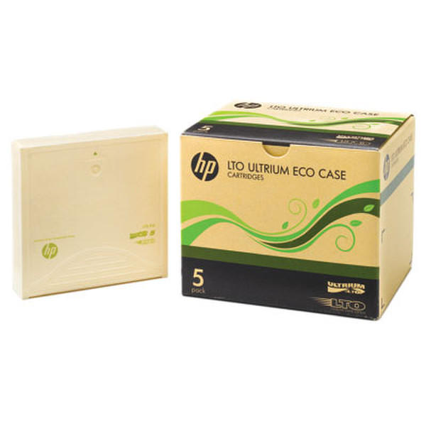 Hewlett Packard Enterprise LTO-3 Ultrium 800GB Eco Case Data Cartridges 5 Pack LTO