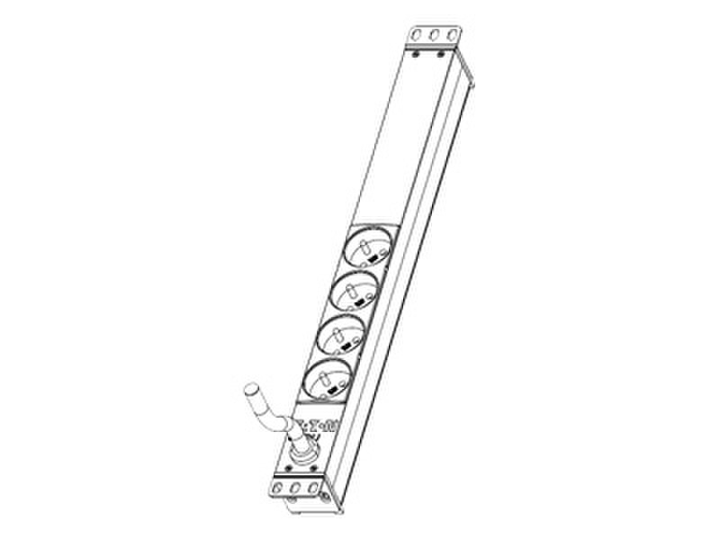 Eaton EPBZ28 4AC outlet(s) 0U Black power distribution unit (PDU)