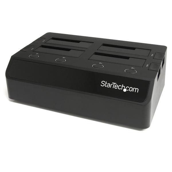 StarTech.com SATDOCK4U2E Schwarz Notebook-Dockingstation & Portreplikator