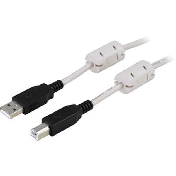 Deltaco USB 2.0 Cable A/B, 3m 3м USB A USB B