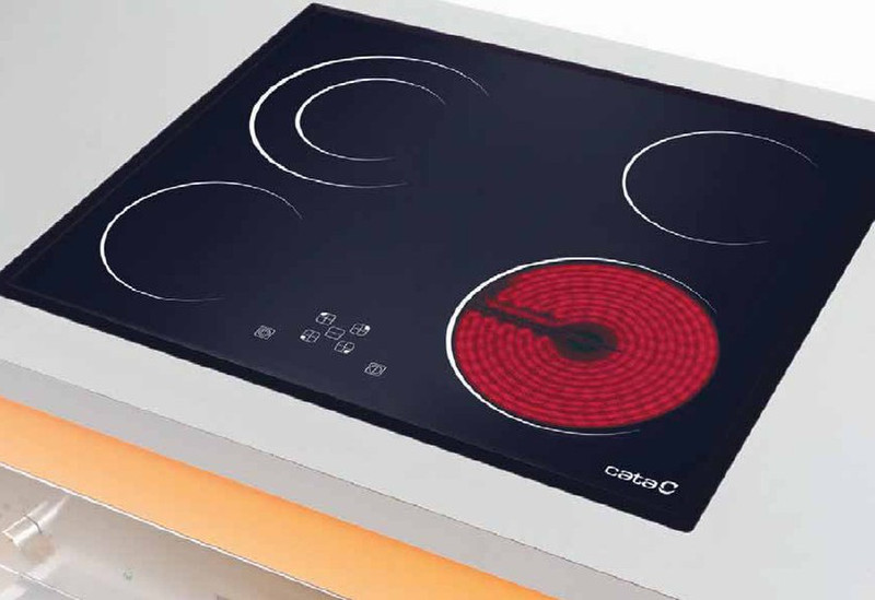 CATA TCD 604 FVI Eingebaut Ceramic hob Schwarz