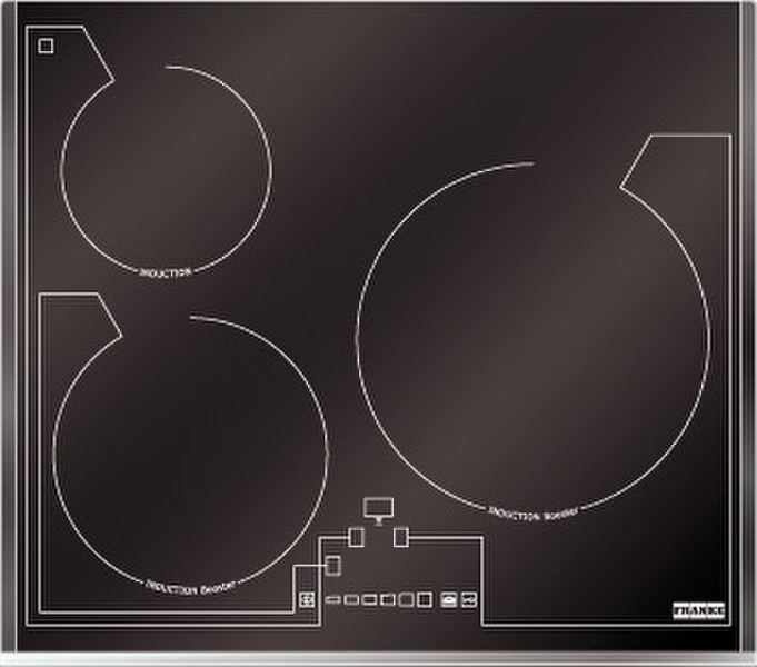 Franke 2 PIN-632 Eingebaut Elektrische Induktion Schwarz