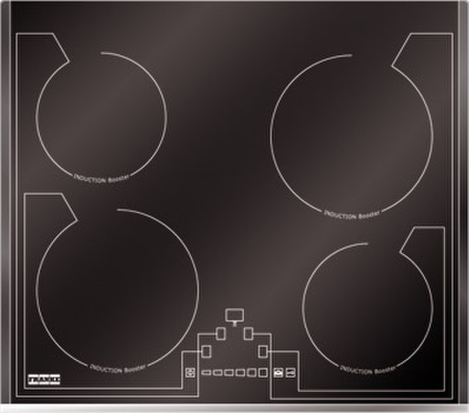 Franke 4 PIN-640 Eingebaut Elektrische Induktion Schwarz