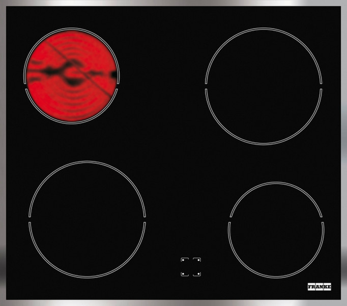 Franke Vitro CX-604 Eingebaut Ceramic hob Schwarz