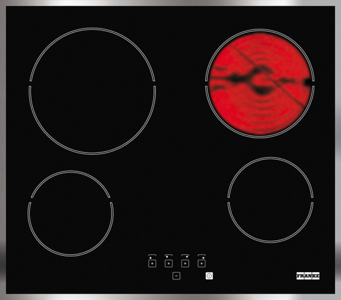 Franke Vitro TX-604 Встроенный Ceramic hob Черный