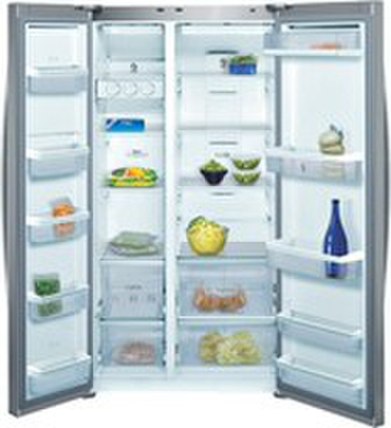 Balay 3FAL4650 freestanding 385L A+ Silver side-by-side refrigerator