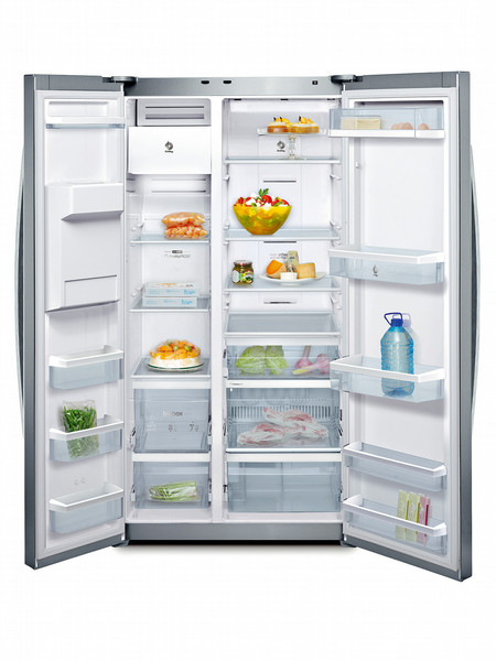 Balay 3FAL4653 freestanding 385L A+ Silver side-by-side refrigerator
