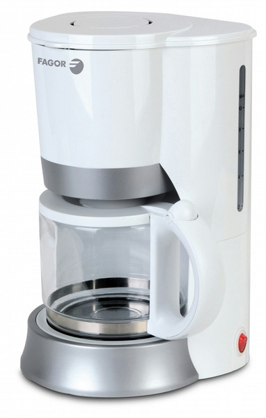 Fagor CG-2010 Drip coffee maker 1.25L 12cups Grey,White
