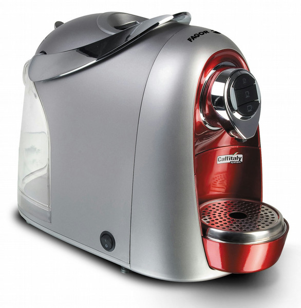 Fagor CCA-15 R Pod coffee machine 1.2L Red,Silver