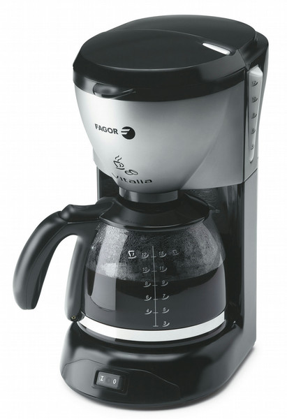 Fagor CG-412 Drip coffee maker 1.45L 12cups Black,Grey