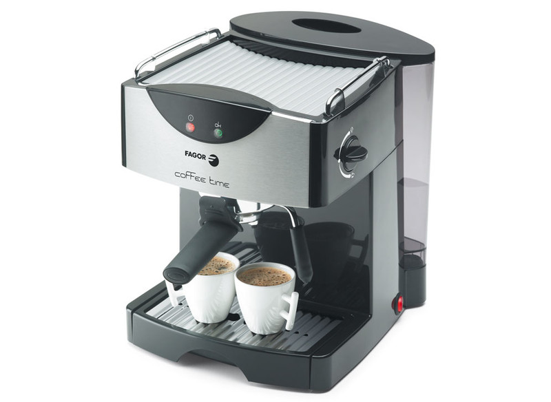 Fagor CR-15 Espresso machine 1.2л Черный, Серый