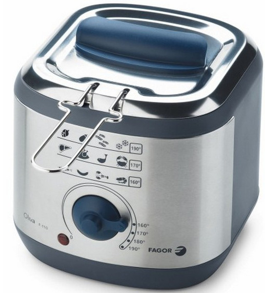 Fagor F-110 Single 1L 1000W Grey,Stainless steel