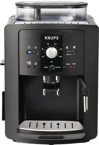 Krups EA8000 Отдельностоящий Автоматическая Espresso machine 1.8л Черный кофеварка