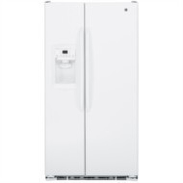 GE Frigorifico Side by Side General Electric GCE21XG. freestanding 535L A+ White side-by-side refrigerator