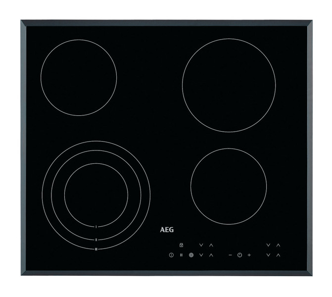 AEG HK634020FB Встроенный Ceramic hob Черный