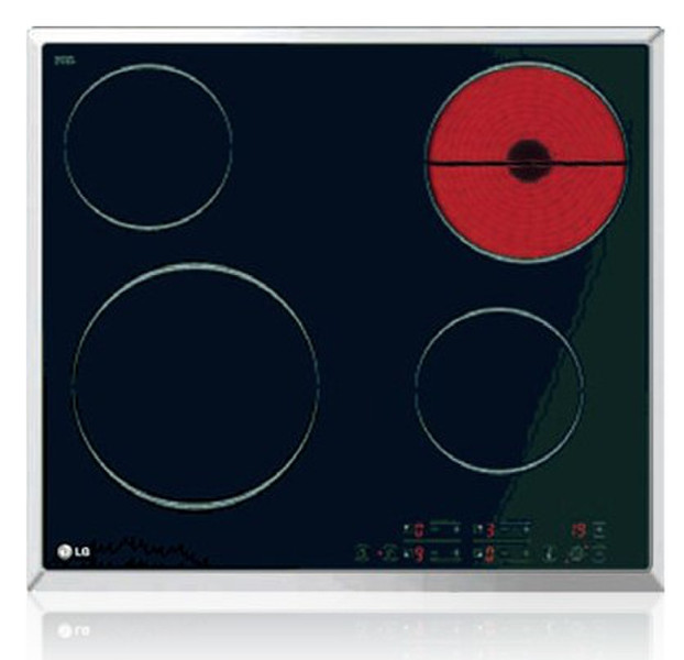 LG KA60020S Eingebaut Ceramic hob Schwarz Kochfeld