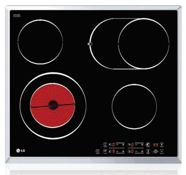 LG KA60520S Eingebaut Ceramic hob Schwarz Kochfeld