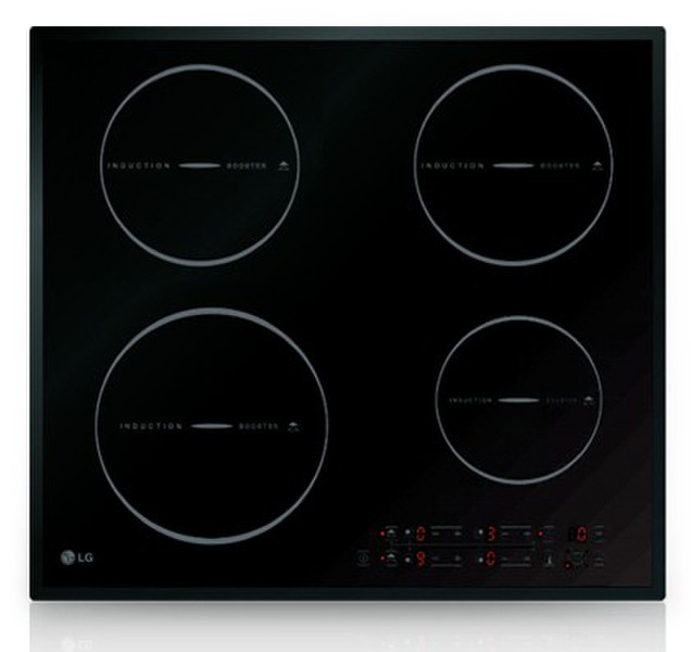 LG KA68010F built-in Electric induction Black hob