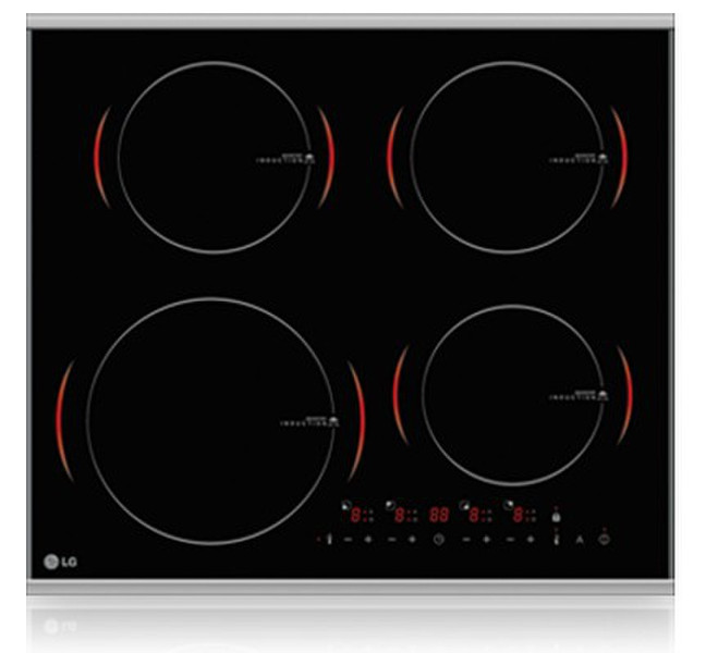 LG KA68030A built-in Electric induction Black hob