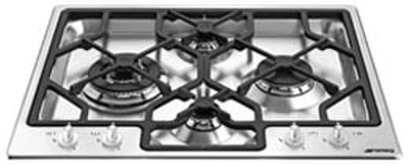 Smeg PGF64SC built-in Gas Stainless steel hob