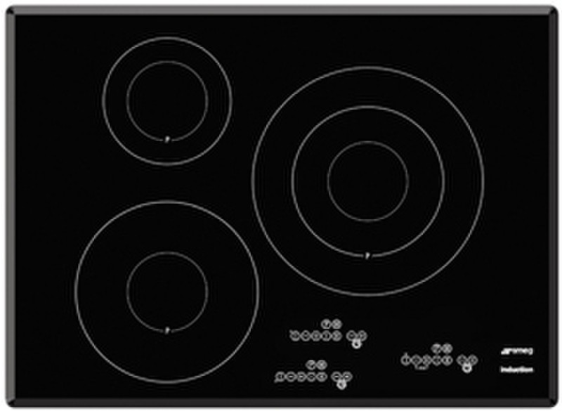 Smeg SE2733ID1 Eingebaut Elektrische Induktion Schwarz Kochfeld