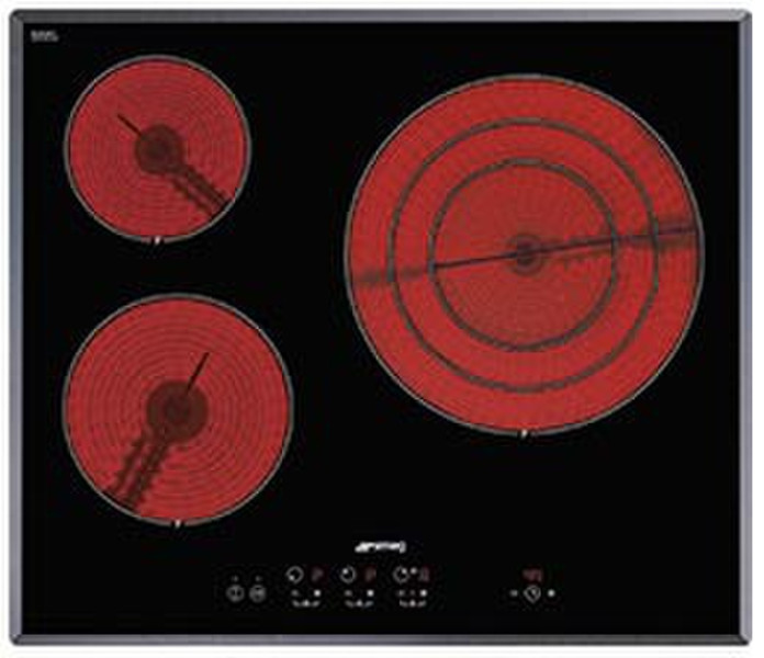 Smeg SE630TCE built-in Electric induction Black hob