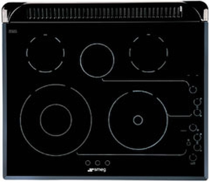 Smeg SEV1850 Tabletop Gas Black hob