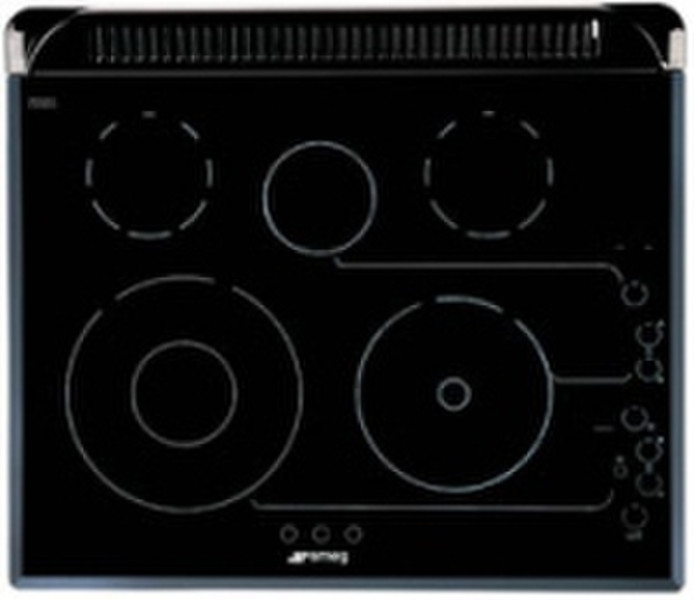 Smeg SEVB1850 Tabletop Gas Black hob