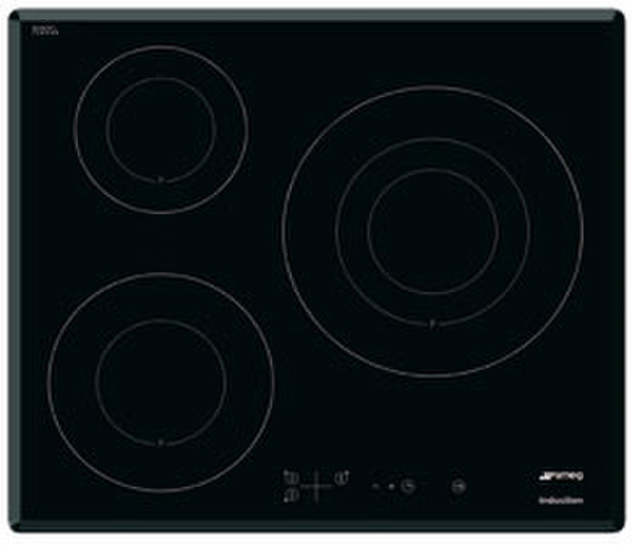 Smeg SI3633B built-in Electric induction Black hob