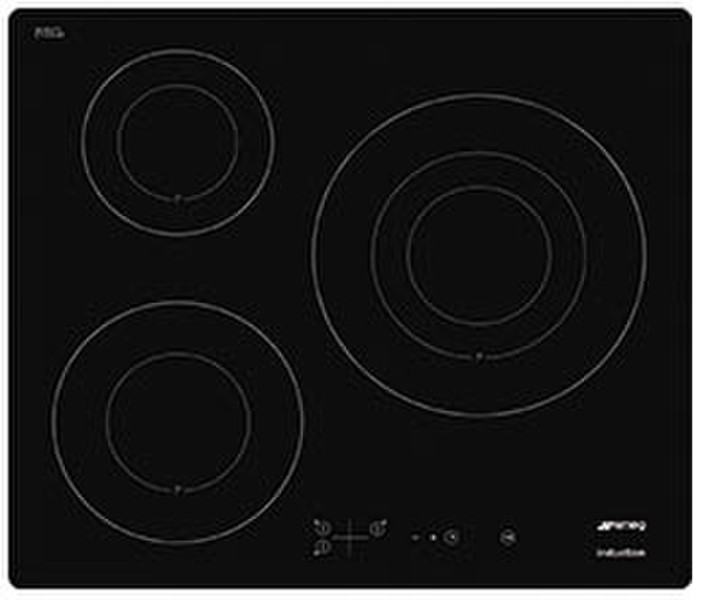 Smeg SI3633D Tabletop Electric induction Black hob