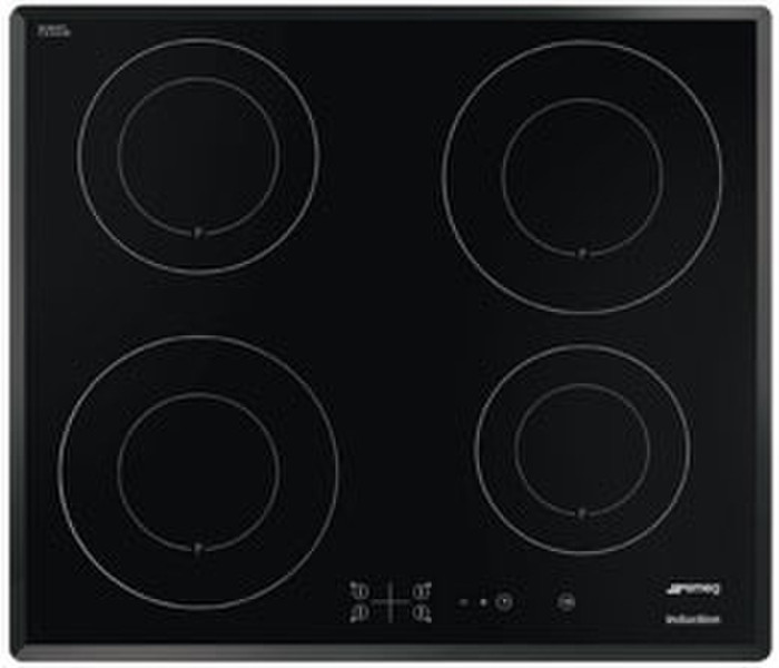 Smeg SI3644B built-in Electric induction Black hob