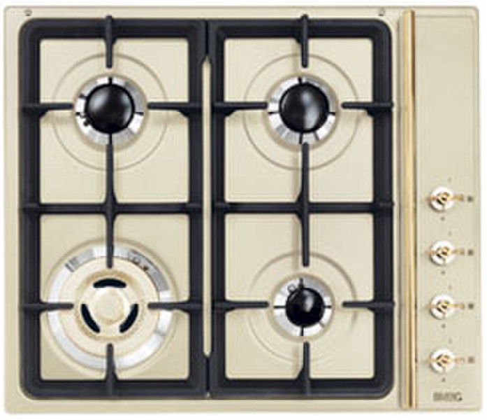 Smeg SR804PGH3 built-in Gas Cream hob