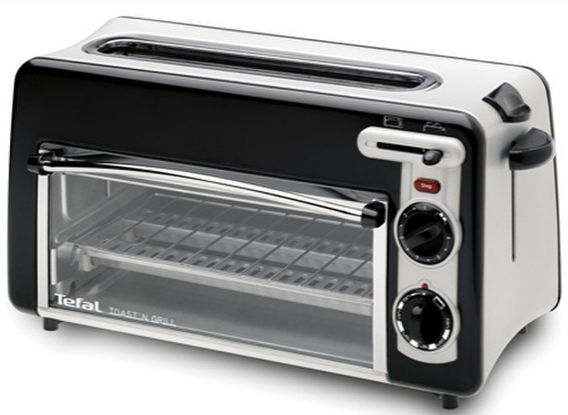 Tefal TL6000 1slice(s) 1300W Schwarz, Silber Toaster