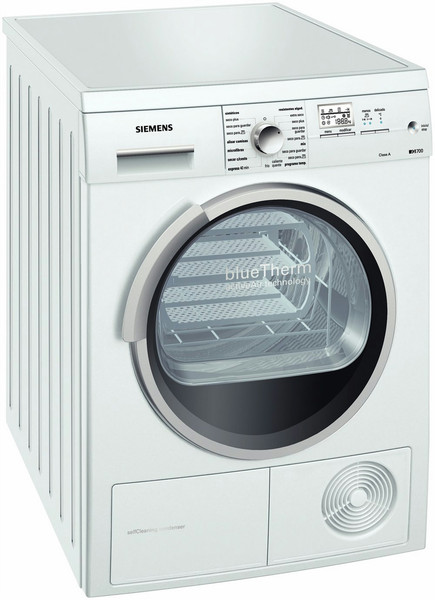 Siemens WT46W580EE freestanding Front-load 7kg A White tumble dryer