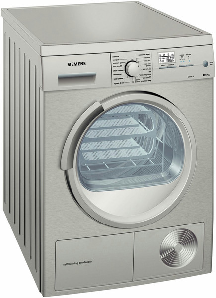 Siemens WT46W58XEE freestanding Front-load 7kg A Stainless steel tumble dryer