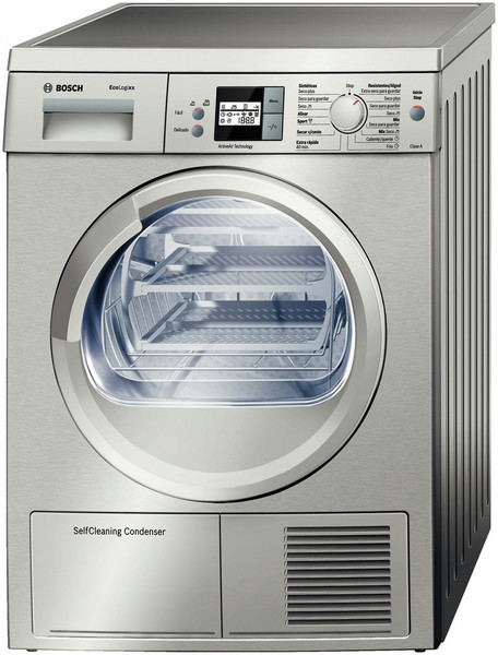 Bosch WTW8658XEE freestanding Front-load 7kg A++ Stainless steel tumble dryer