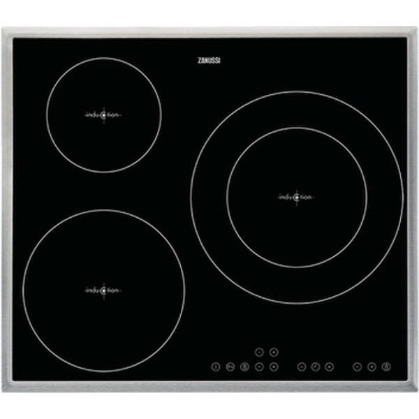 Zanussi ZIT63X Встроенный Индукционная Черный плита