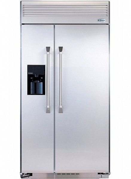GE ZSEP420DYSSS Встроенный 648л A Cеребряный side-by-side холодильник