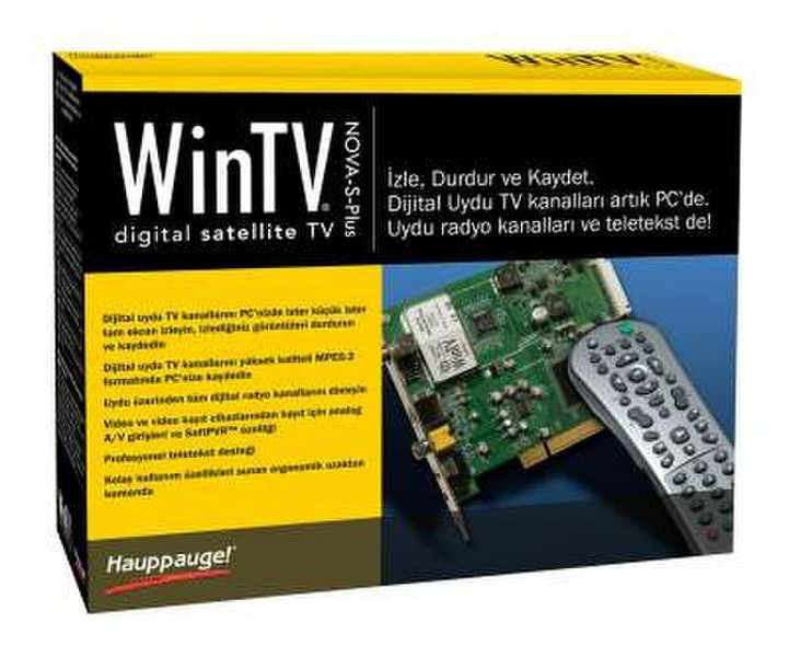 Hauppauge WinTV-NOVA-S-Plus Internal DVB-S PCI