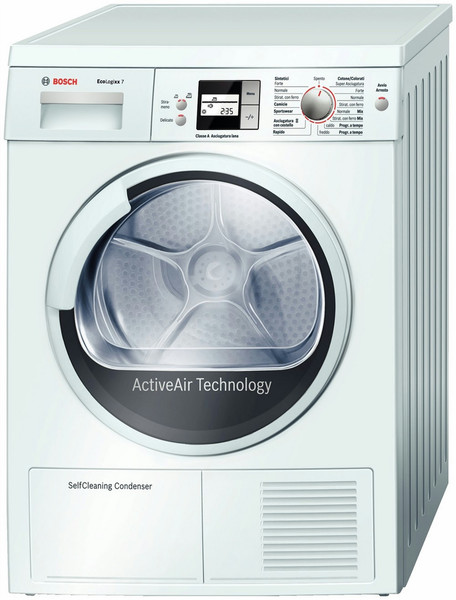 Bosch WTW86562IT Freistehend Frontlader 7kg A++ Weiß Wäschetrockner