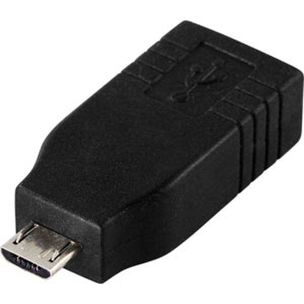 Deltaco USB adapter A/micro-B