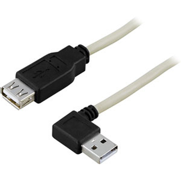 Deltaco USB 2.0 Cable A/A, 0.2m 0.2м USB A USB A